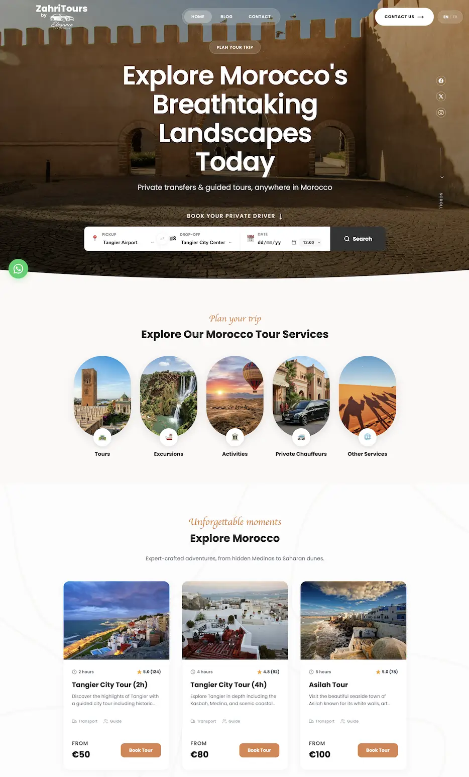 Projet: ZahriTours - Tour Agency
